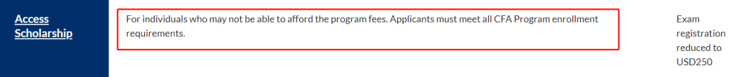 即將結束！CFA報名僅需要250刀！錯過等一年！