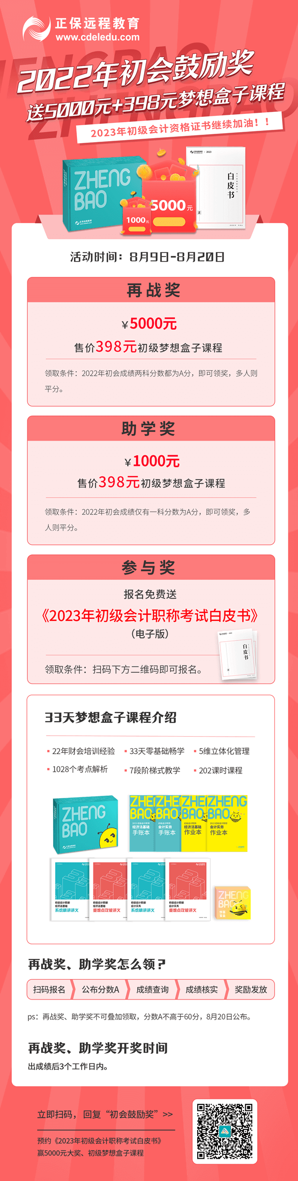 初會鼓勵獎：5000元現(xiàn)金&價值398元夢想盒子直播課等你領(lǐng)！