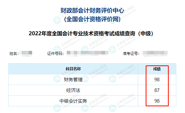 2022中級會計(jì)成績公布后要低調(diào)？但實(shí)力不允許?。”仨殨癯鰜?！