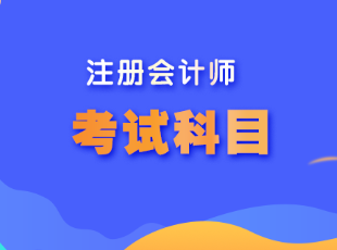 廣東cpa考試科目是什么？