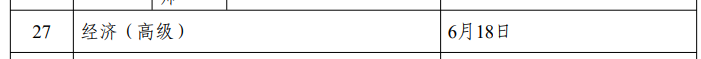 2023年高級經(jīng)濟師考試時間