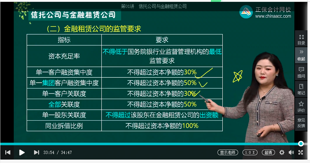 中級(jí)經(jīng)濟(jì)師《金融》試題回憶：金融租賃公司的風(fēng)險(xiǎn)與監(jiān)管