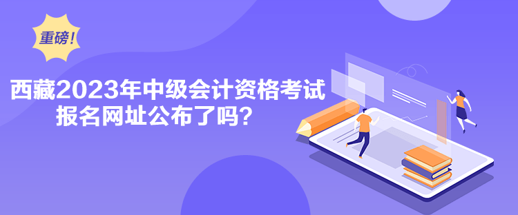 西藏2023年中級會計資格考試報名網(wǎng)址公布了嗎？