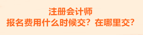 2023年注冊(cè)會(huì)計(jì)師報(bào)名費(fèi)用什么時(shí)候交的?。? suffix=