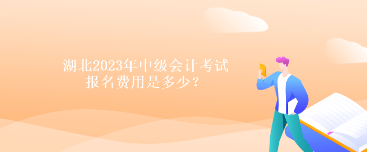 湖北2023年中級會計考試報名費用是多少？