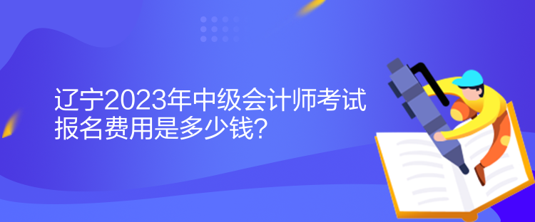 遼寧2023年中級會計師考試報名費用是多少錢？