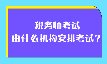 稅務師考試由什么機構安排考試？