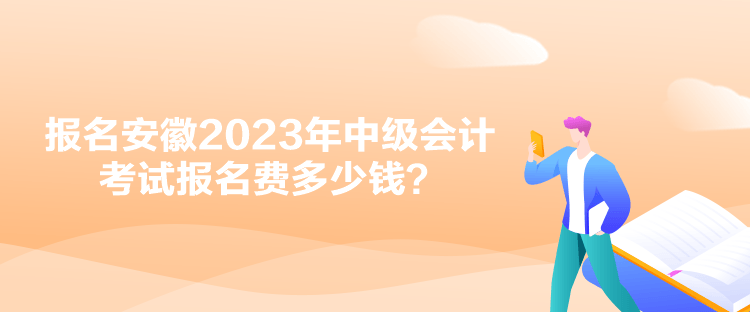 報(bào)名安徽2023年中級(jí)會(huì)計(jì)考試報(bào)名費(fèi)多少錢？