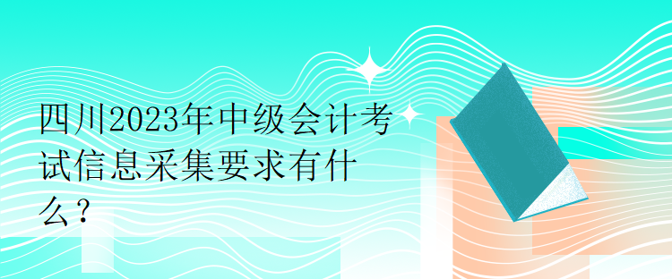 四川2023年中級(jí)會(huì)計(jì)考試信息采集要求有什么？