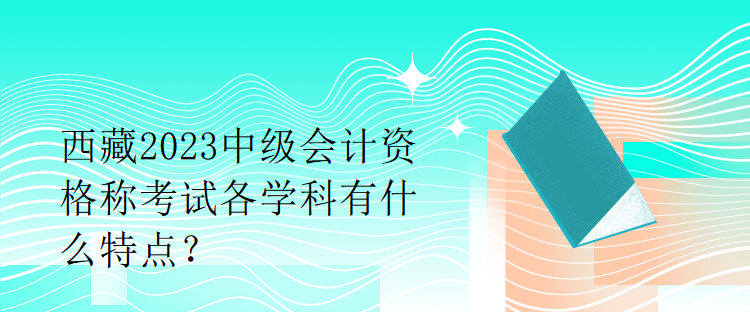 西藏2023中級(jí)會(huì)計(jì)資格稱(chēng)考試各學(xué)科有什么特點(diǎn)？