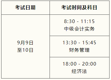 2023年度會(huì)計(jì)中級(jí)考試上海考區(qū)準(zhǔn)考證9月1日開(kāi)始打印