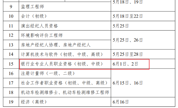 公布！24年銀行從業(yè)資格考試時(shí)間已公布！