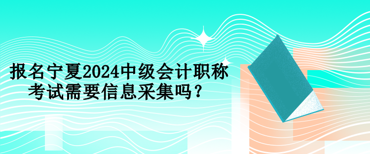 報(bào)名寧夏2024中級(jí)會(huì)計(jì)職稱考試需要信息采集嗎？