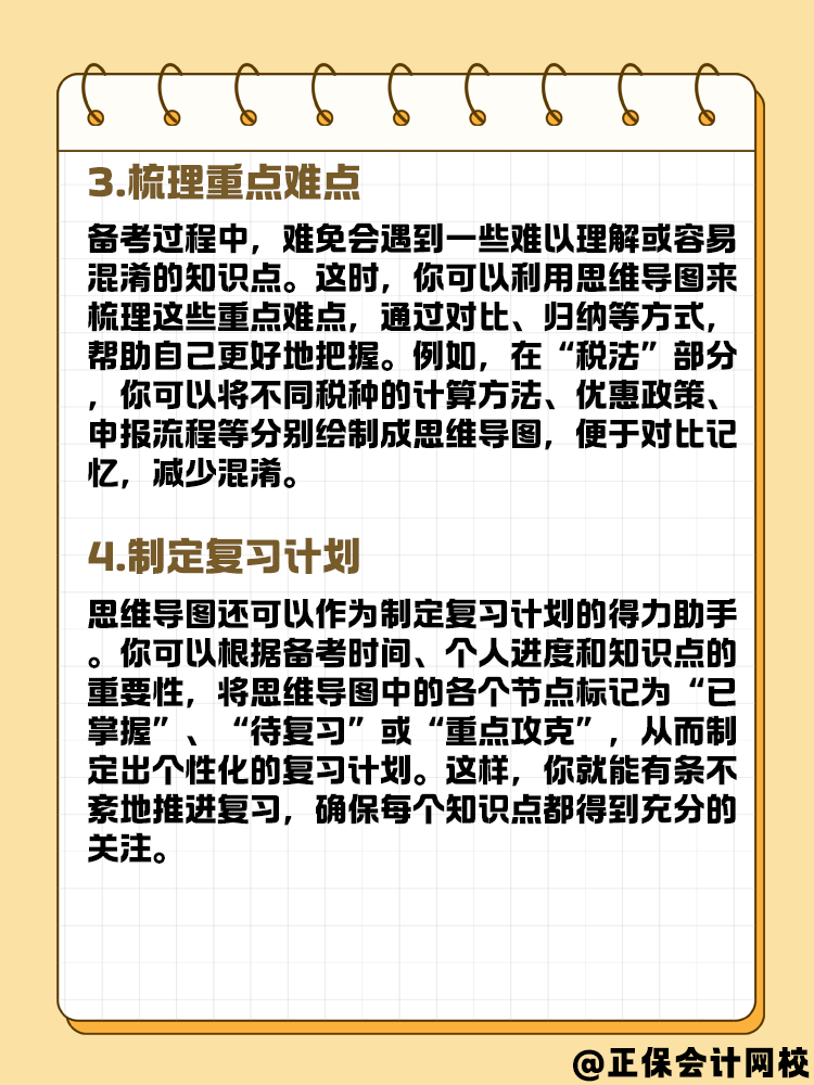 如何利用思維導(dǎo)圖備考2025年中級會計考試？